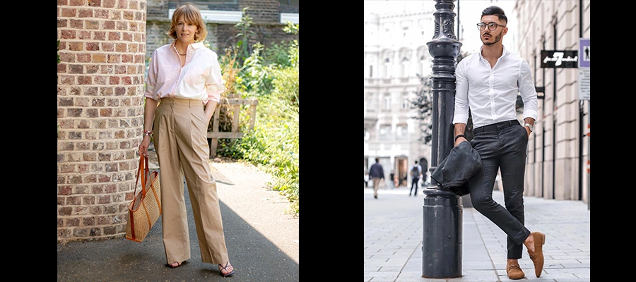 تیپ بیزینس کژوال آقا و خانم مناسب همایش