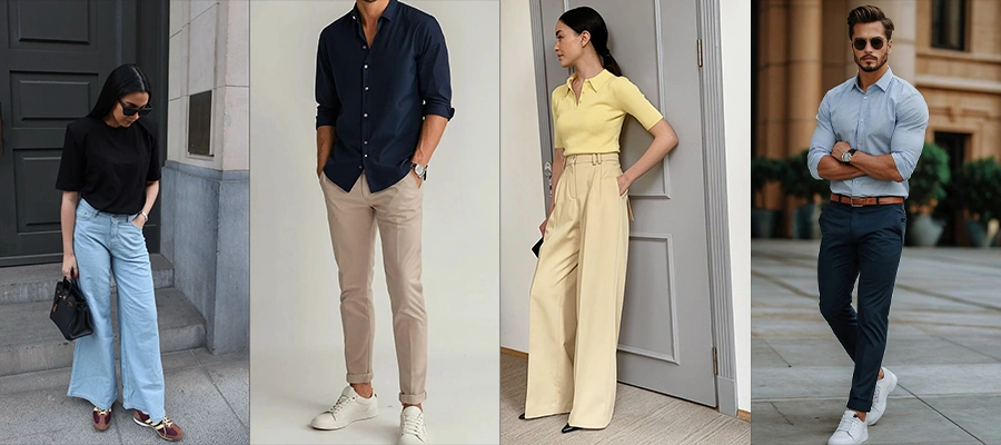 تیپ اسمارت کژوال یا نیمه رسمی برای سمینار