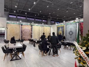 غرفه فرش آرشام در نمایشگاه استانبول 2025