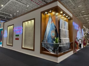 غرفه فرش قیطران در نمایشگاه استانبول 2025