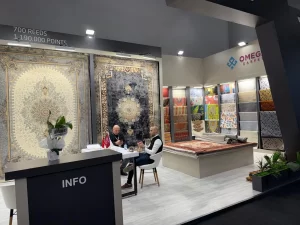 غرفه فرش امگا در نمایشگاه استانبول 2025