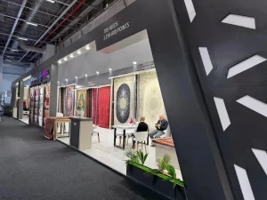 غرفه فرش امگا در نمایشگاه استانبول 2025