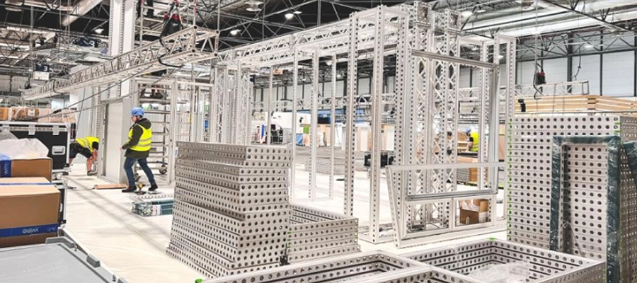 صفر تا صد غرفه سازی نمایشگاهی با اسپیس فریم